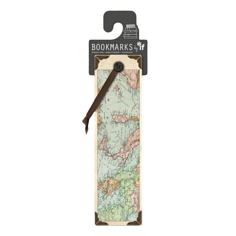 Vintage Bookmark Map 15809 front