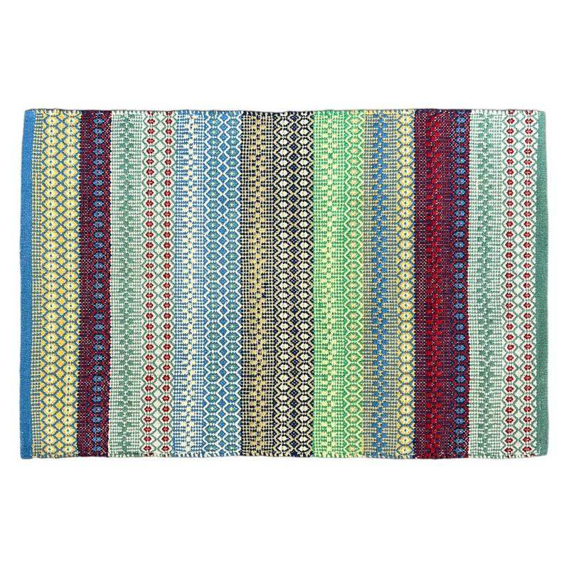 Waltons Of Yorkshire Cirrus Rug Rainbow CIRUGR flat