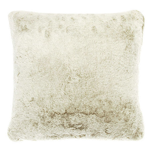 Waltons Of Yorkshire Tipped Faux Fur Cushion Caramel