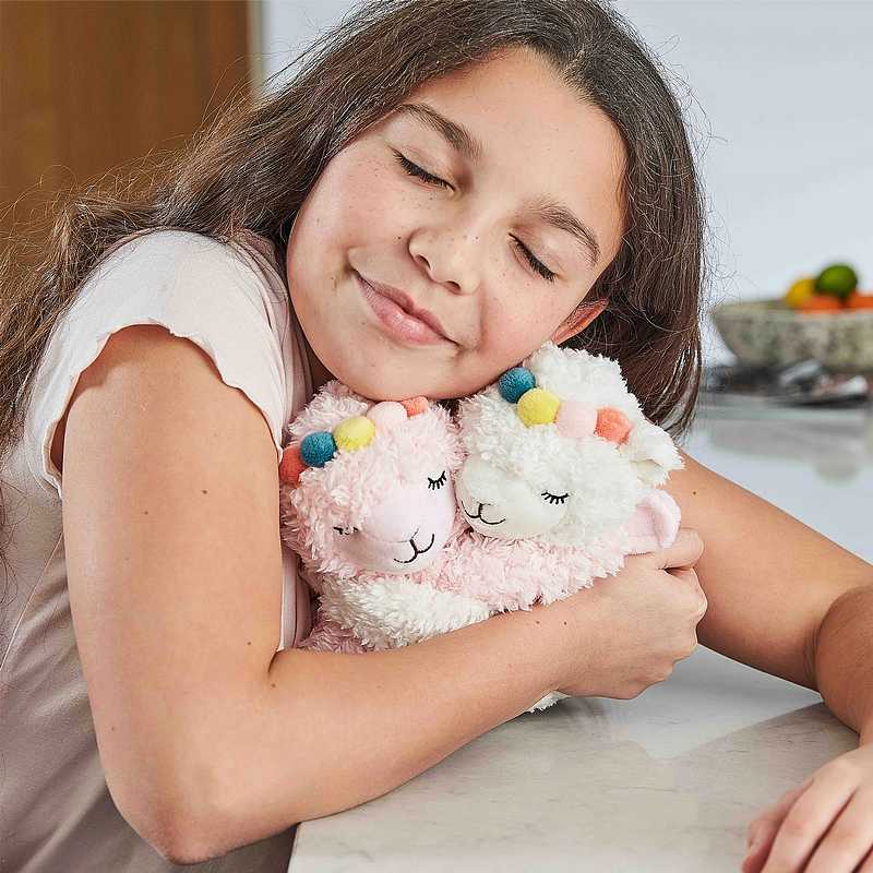Warmies Llama Hugs HUG-LLA-1 with model