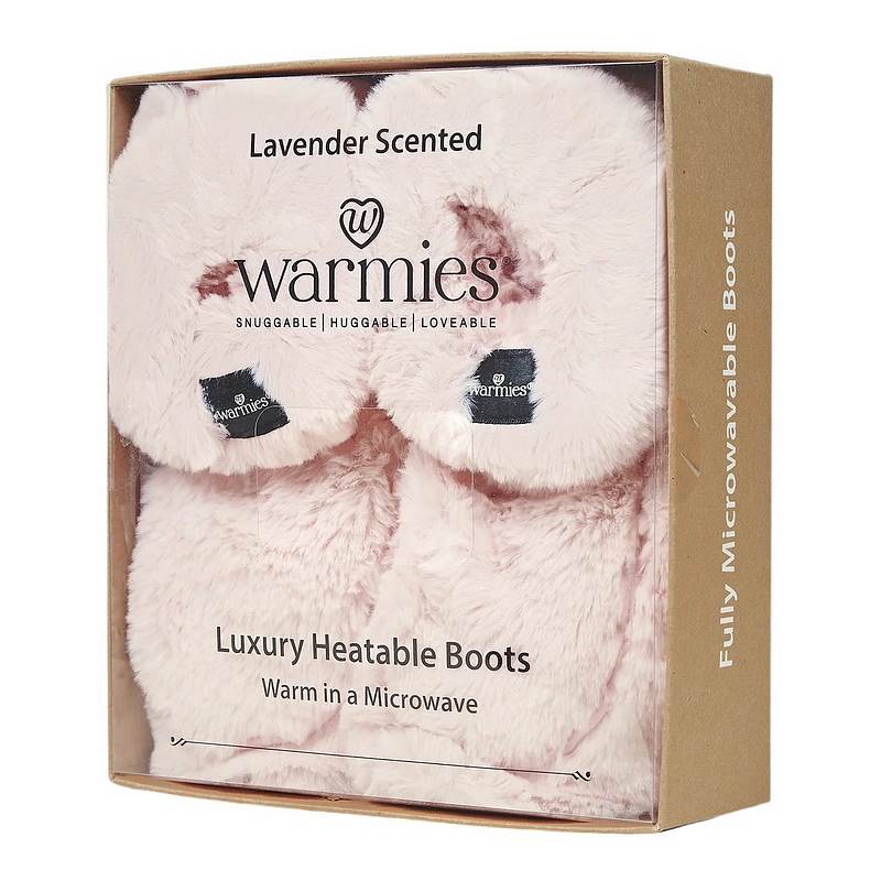 Warmies Luxury Microwaveable Boots Blossom LUX-BOO-4 in box