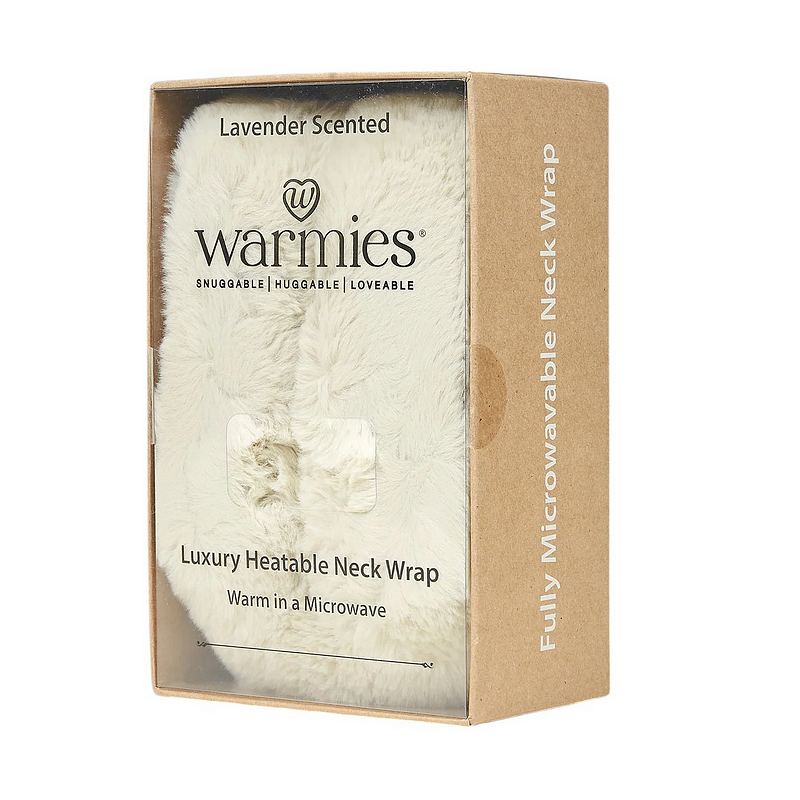 Warmies Microwaveable Lux Neck Wrap Almond LUX-WRA-5 in box