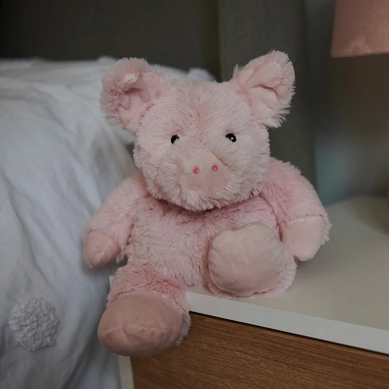 Warmies Microwaveable Pink Pig CP-PIG-1 lifestyle