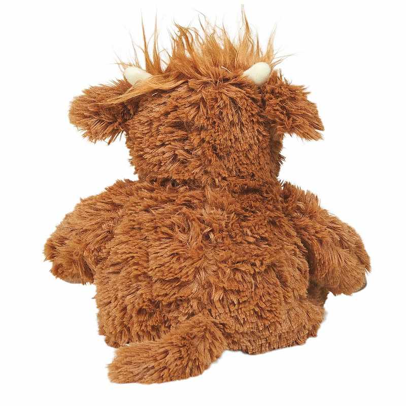 Warmies Microwaveable Plush Highland Cow CP-COW-1 back