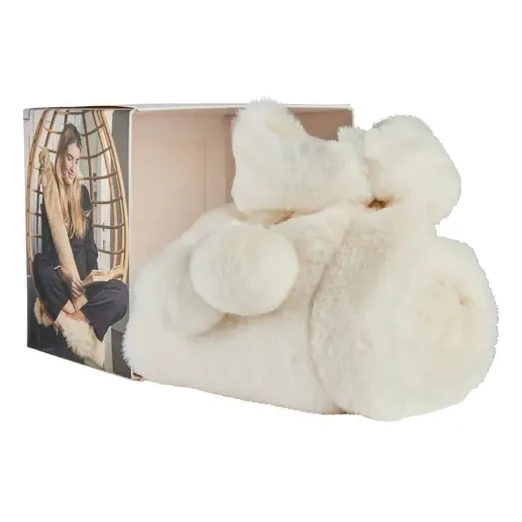 Warmies Rolled Long Hot Water Bottle Vanilla Fur RBOT-FUR-4 out of box