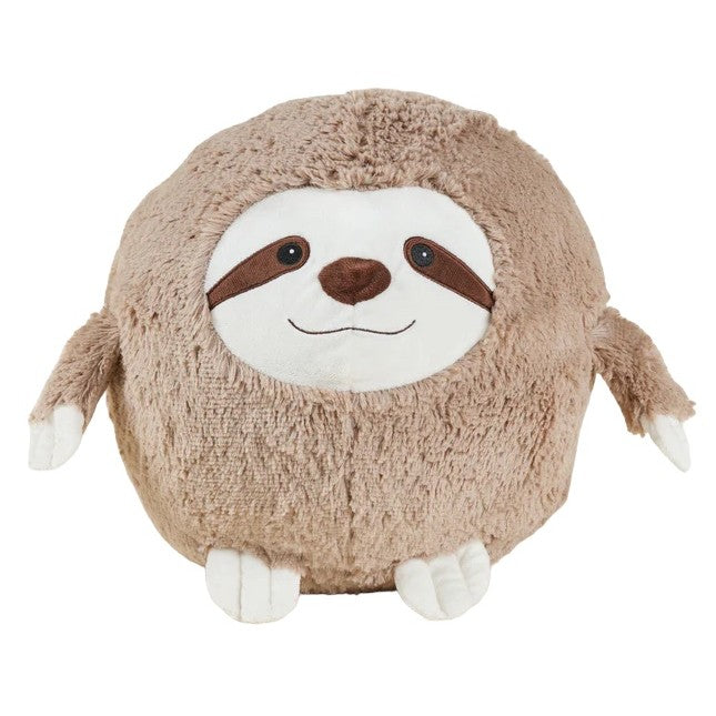 Warmies Supersized Cushies Brown Sloth CUSH-SLO-1 front