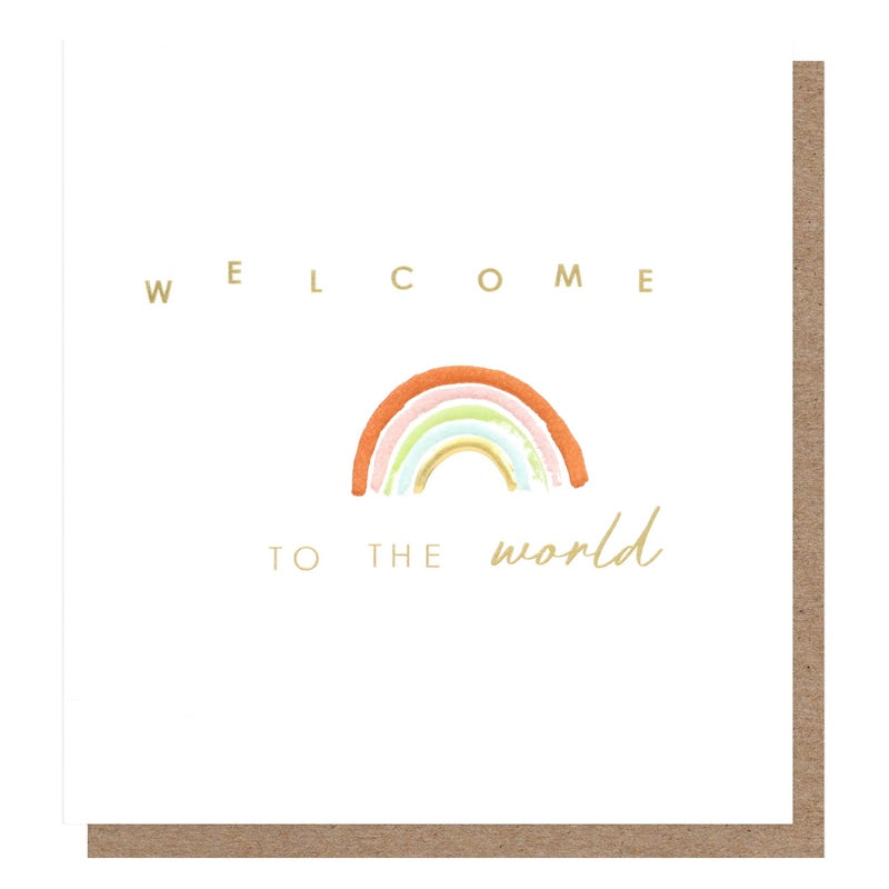 Welcome To The World Rainbow Card TNC016 Front