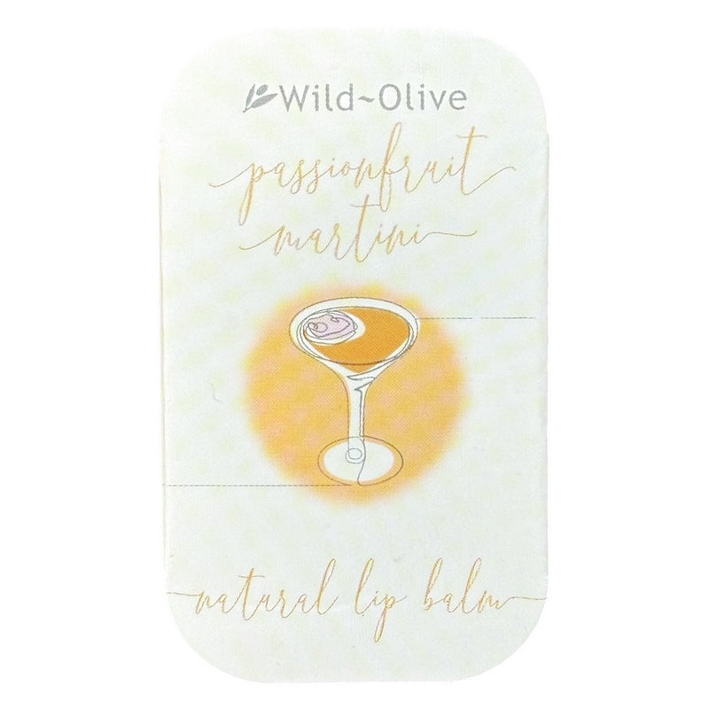 Wild-Olive Natural Lip Balm Passionfruit Martini