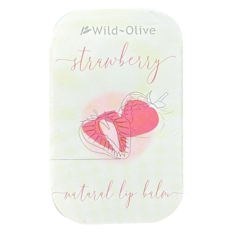 Wild-Olive Natural Lip Balm Strawberry