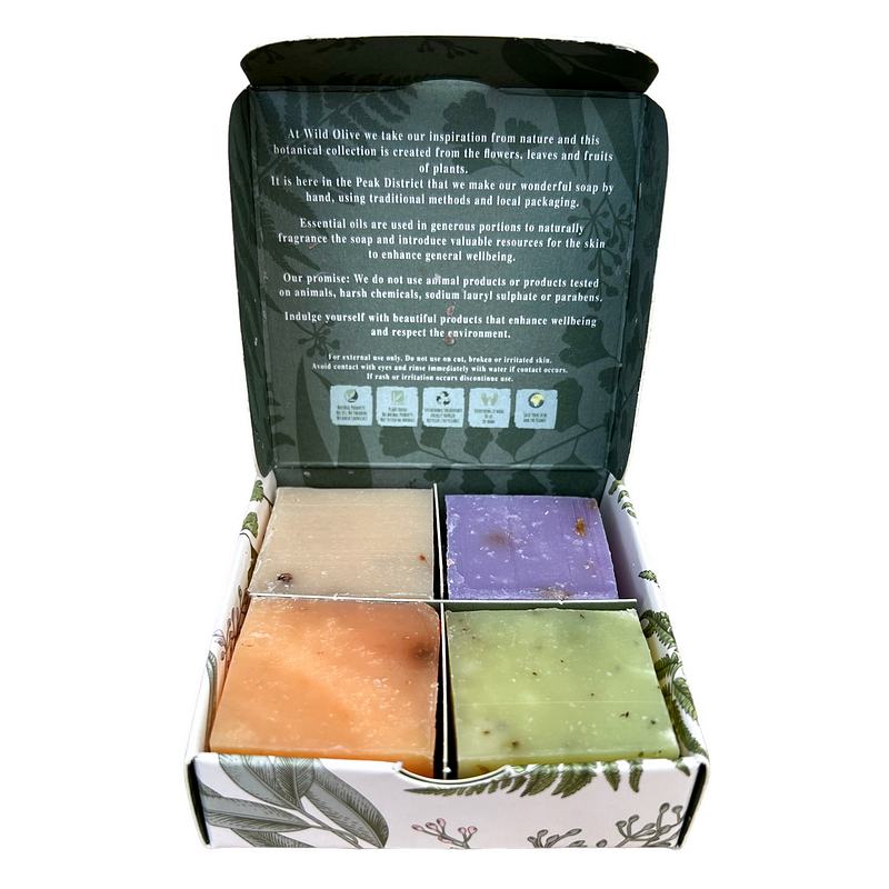 Wild-Olive Soap Collection Botanical 4 open