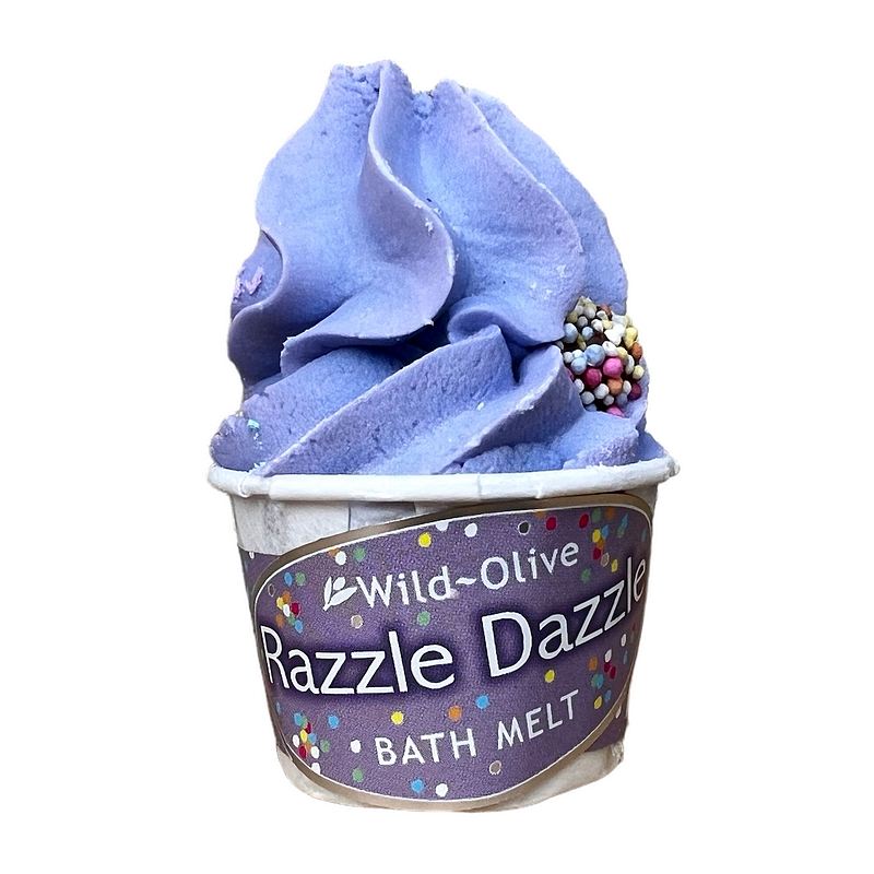 Wild-Olive Souffle Bath Melt Razzle Dazzle front
