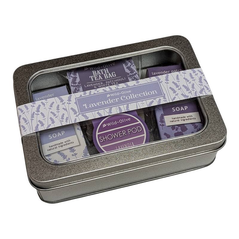 Wild Olive Lavendar Collection Gift Tin LAVTIN tin