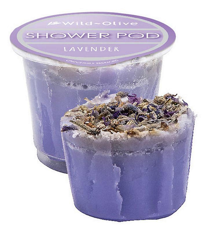 Wild Olive Lavendar Collection Gift Tin LAVTIN shower pod