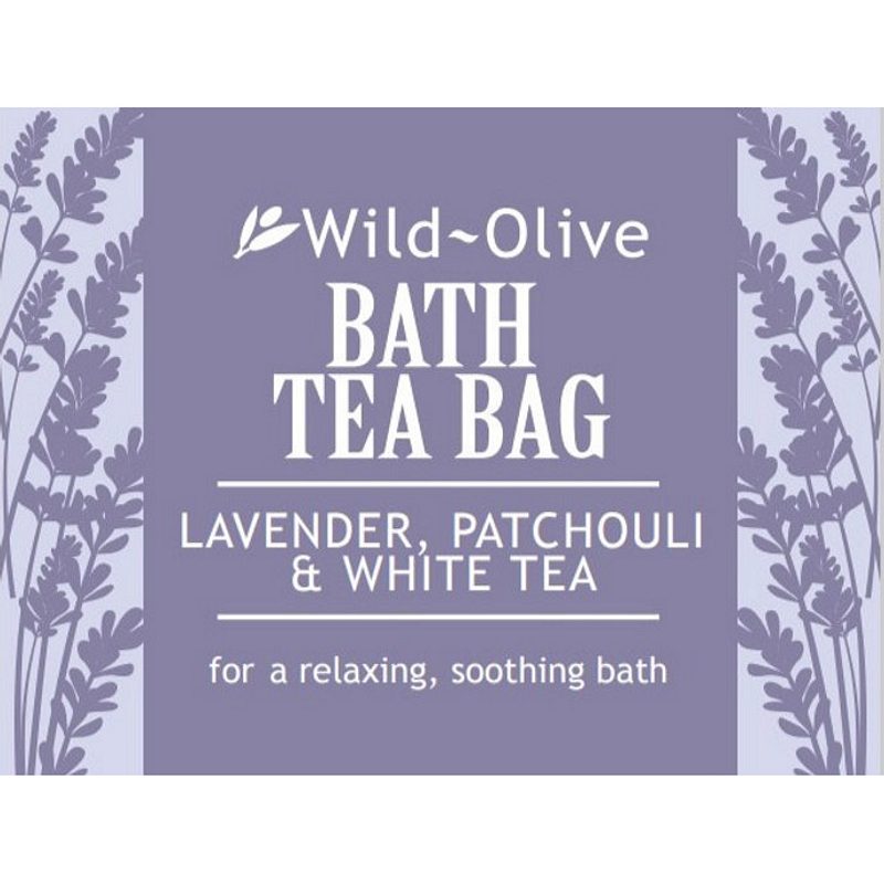 Wild Olive Lavendar Collection Gift Tin LAVTIN bath tea bag