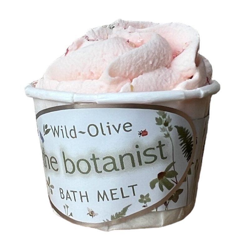 Wild Olive Souffle Bath Melt The Botanist front