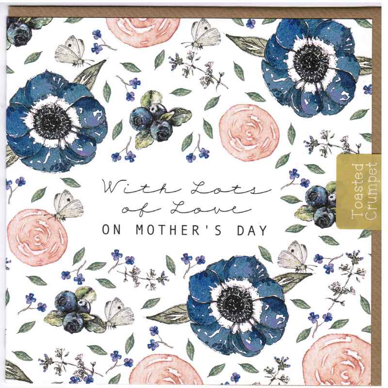 With Lots Of Love On Mother's Day Card