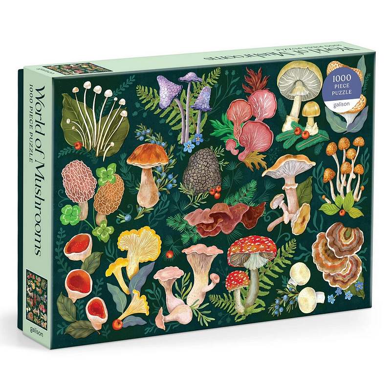 World of Mushrooms 1000 Piece Puzzle main