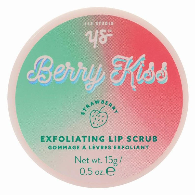 Yes Studio Berry Kiss Lip Scrub YS0040PK tin lid