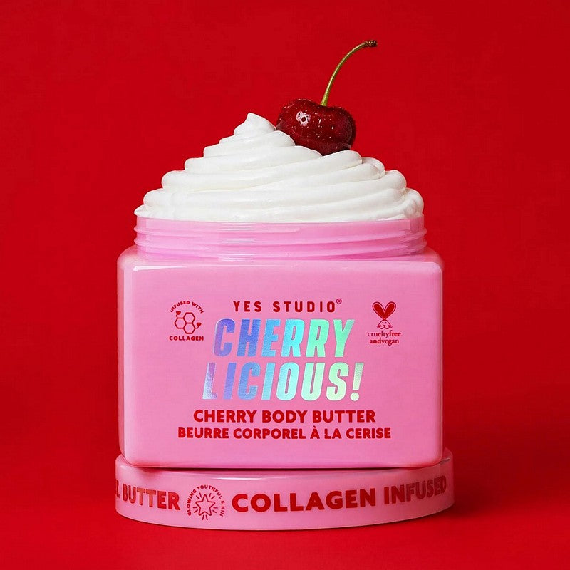Yes Studio Body Butter Cherry YSBB01CC with cherry on top