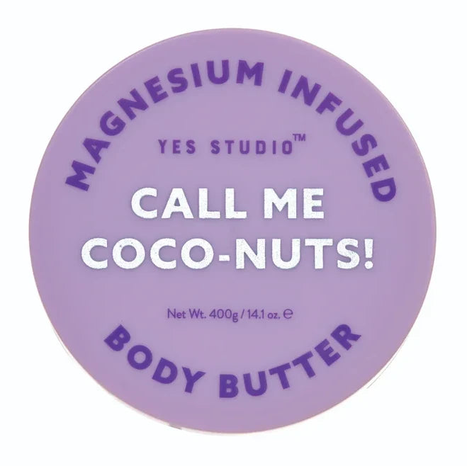 Yes Studio Body Butter Coconut & Magnesium YS0202BB lid