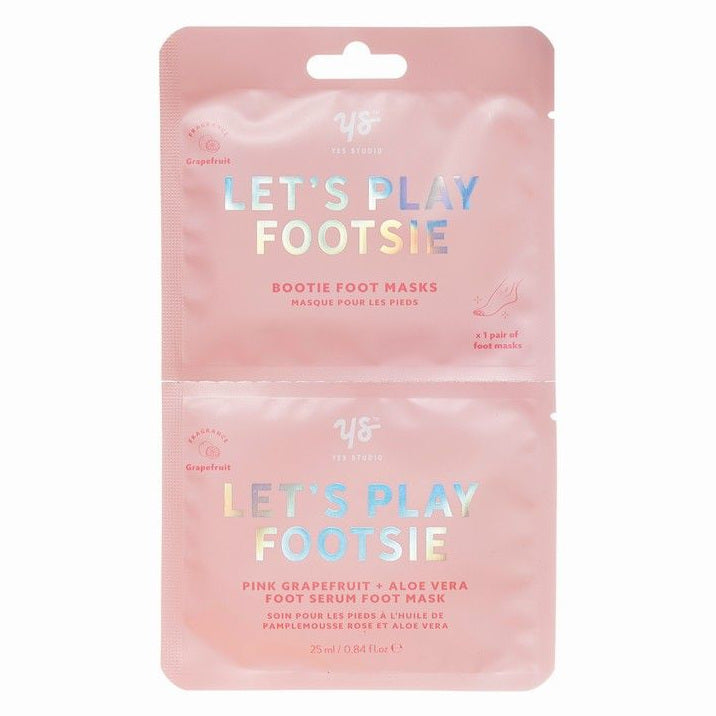 Yes Studio Lets Play Footsie Bootie Foot Mask YS0009PK front