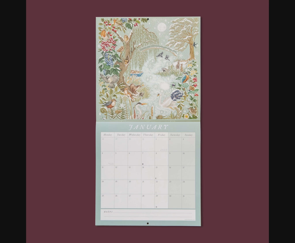 Into The Forest Wall Calendar 2027 CAL24 flip video