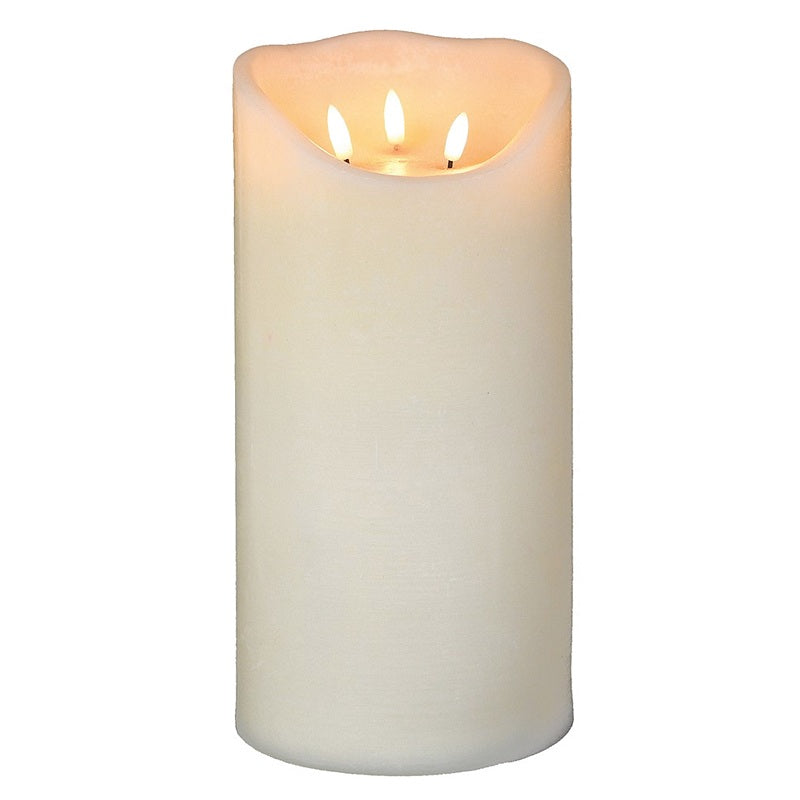 LED Pillar Candle 3 Wick