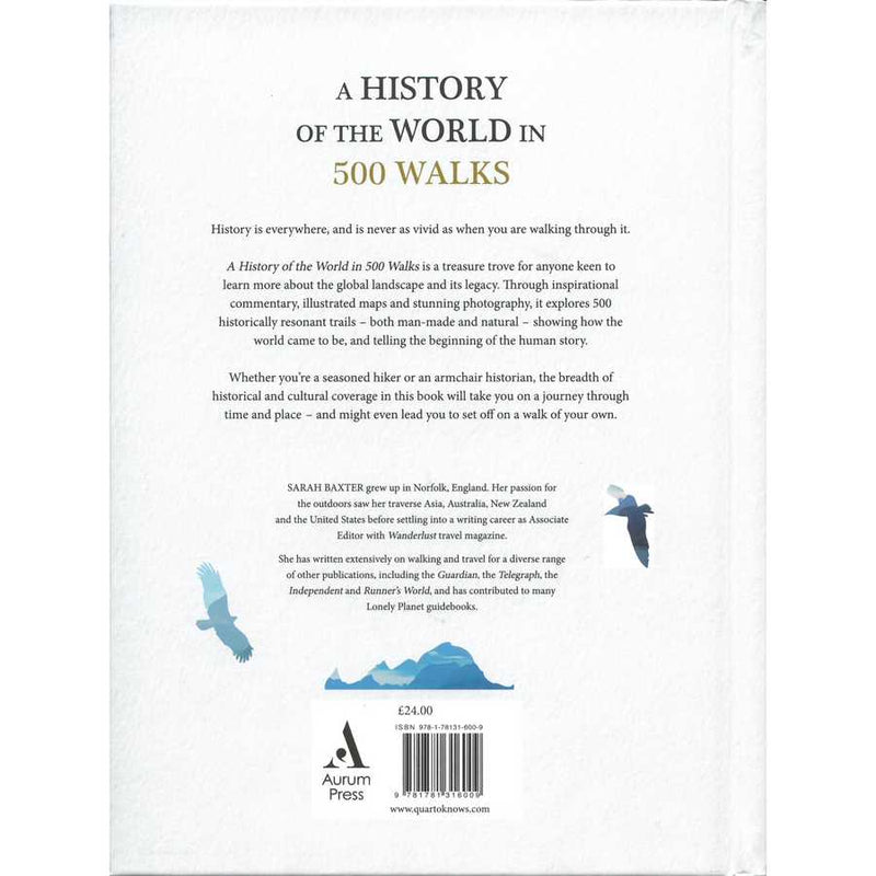 A History Of The World In 500 Walks by Sarah Baxter back