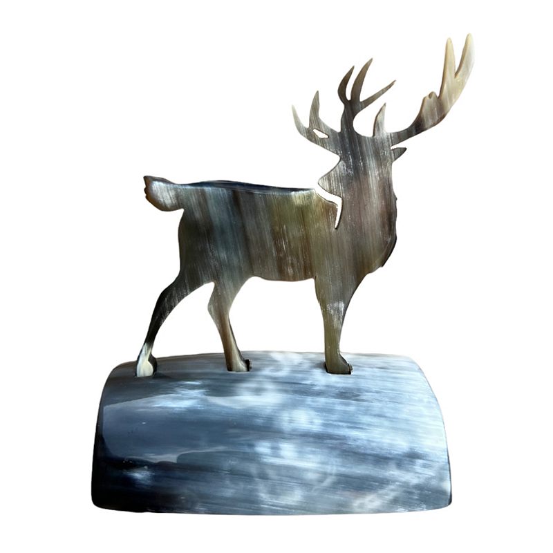 Abbeyhorn Horn Deer Stag On Stand front