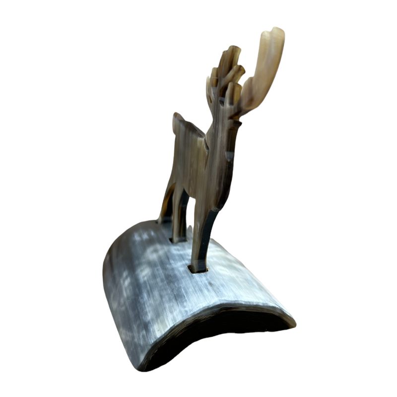 Abbeyhorn Horn Deer Stag On Stand side