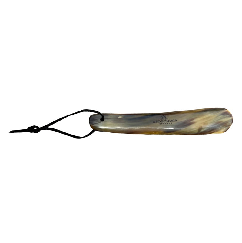 Abbeyhorn Horn Flat Shoehorn with Thong mixed back