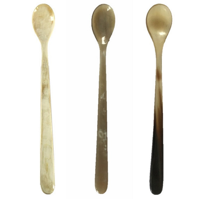 Abbeyhorn Natural Oxhorn Mustard Spoon colour selection