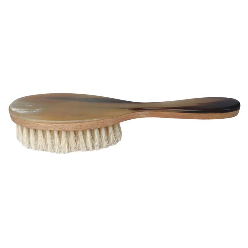 Abbeyhorn Oxhorn-backed Natural Bristle Hair Brush main