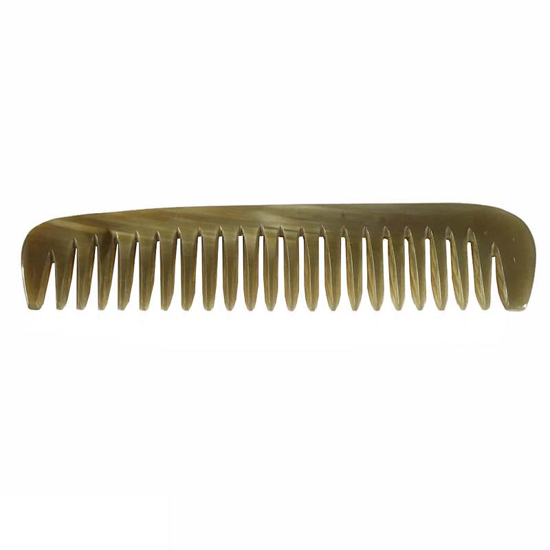Cowhorn Wide Tooth Comb 175mm back