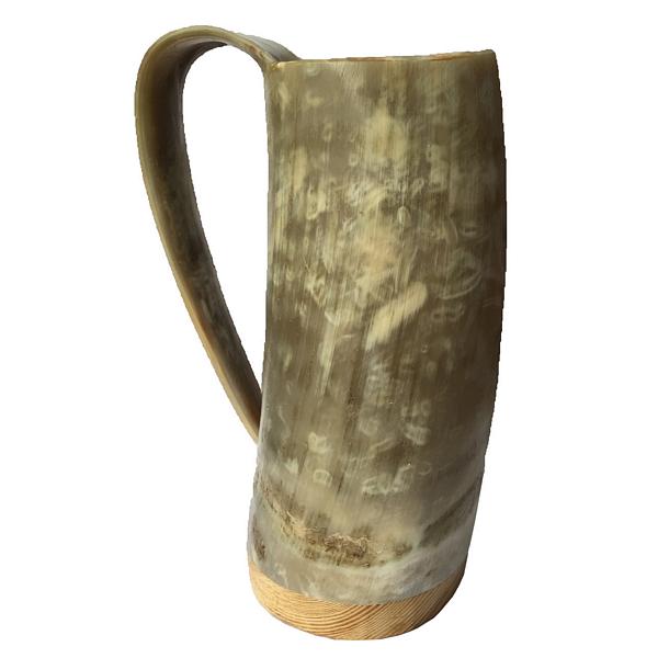 Abbeyhorn Soldier's Horn Mug With Tapered Handle dark