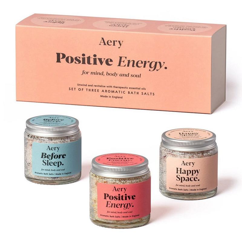 Aery Aromatherapy Bath Salt Gift Set Positive Energy AE0155 main