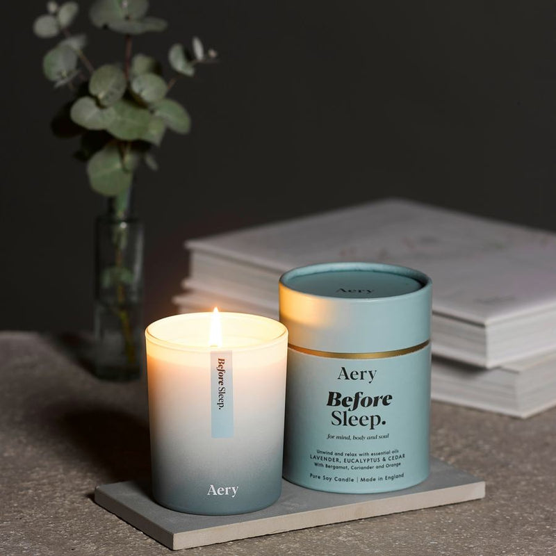 Aery Aromatherapy Scented Candle Before Sleep AE0003 lifestyle