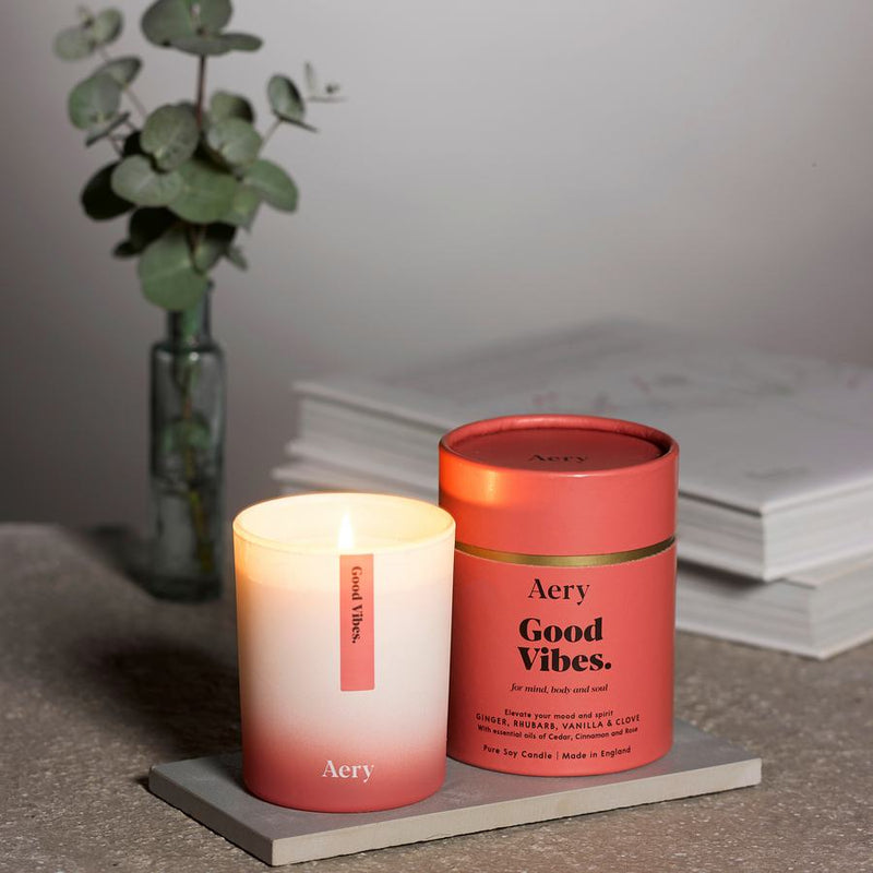 Aery Aromatherapy Scented Candle Good Vibes AE0005 lifestyle
