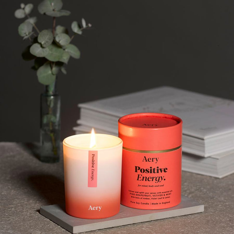 Aery Aromatherapy Scented Candle Positive Energy AE0006 lifestyle