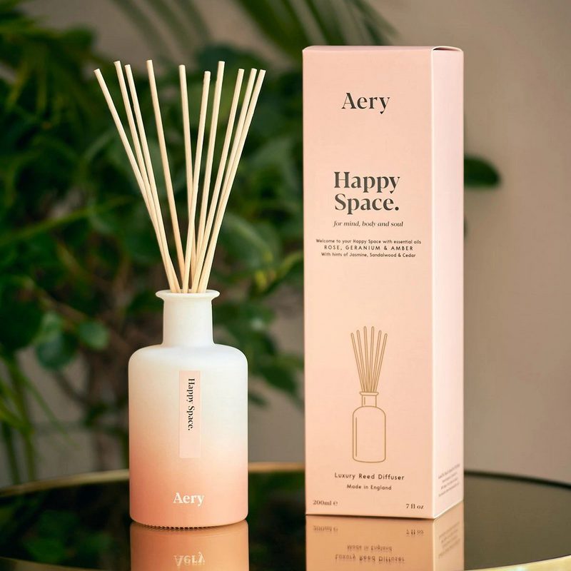 Aery Living Happy Space Rose Geranium & Amber Reed Diffuser AE0026 lifestyle