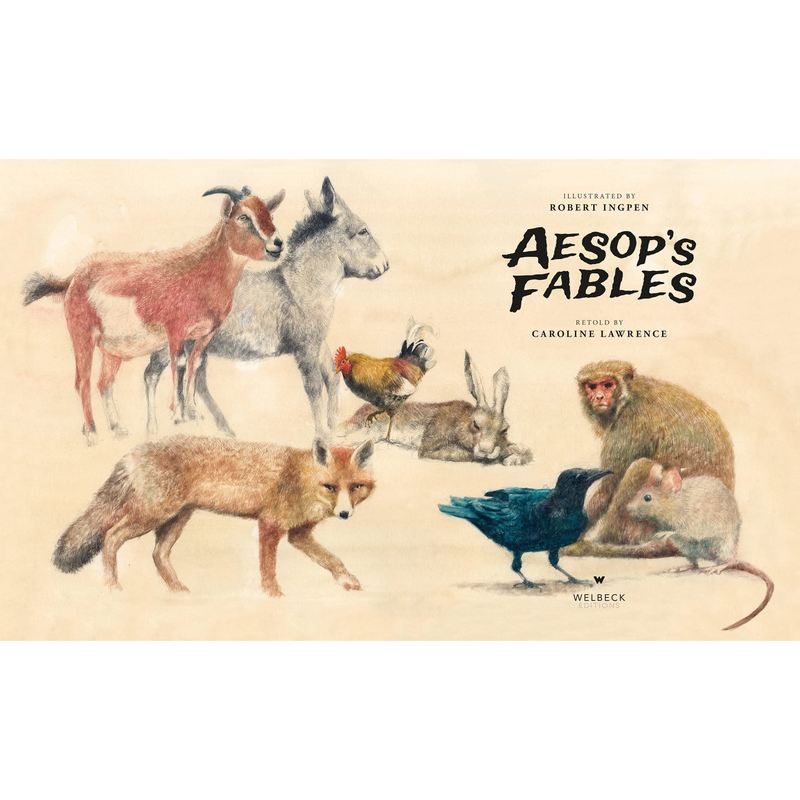 Aesop's Fables Hardback Book inside