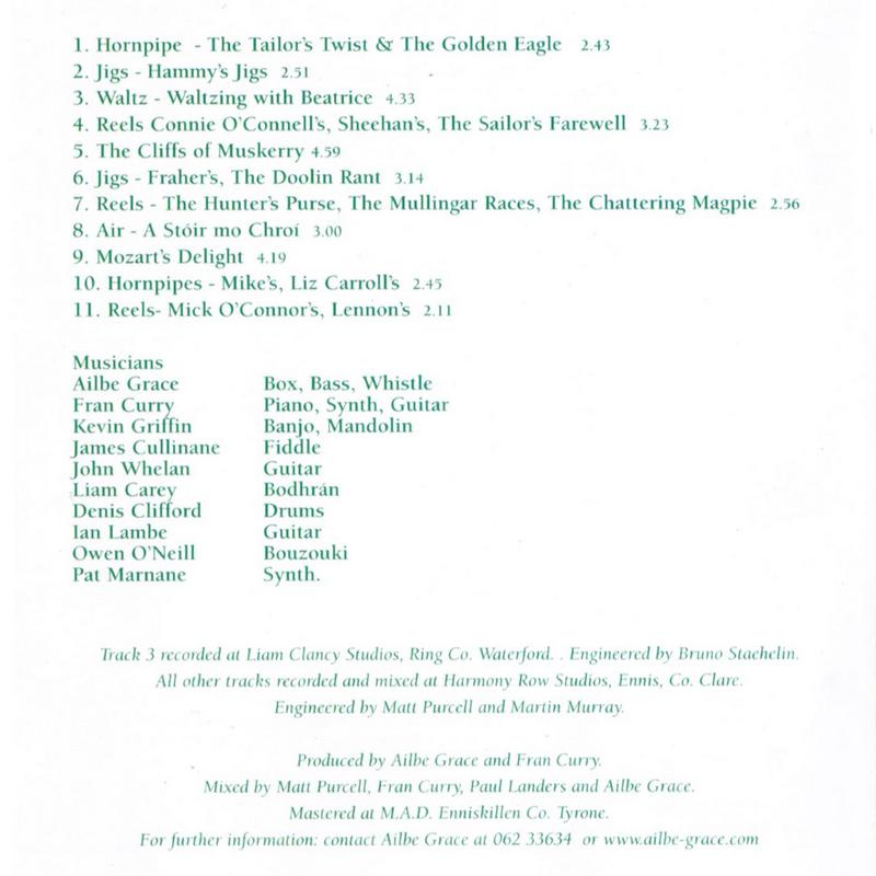 Ailbe Grace Irish Grace Notes CDC067 CD track list
