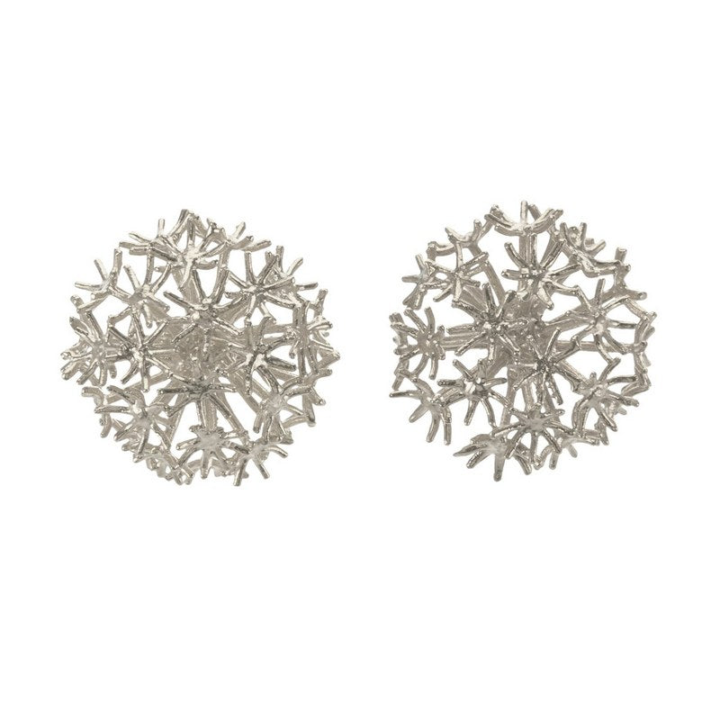 Alex Monroe Jewellery Dandelion Puffball Stud Earrings Silver NLE7-S main