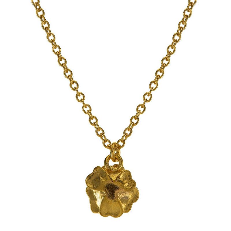 Alex Monroe Rosa Damasca Necklace Gold Plated RDN3-GP back