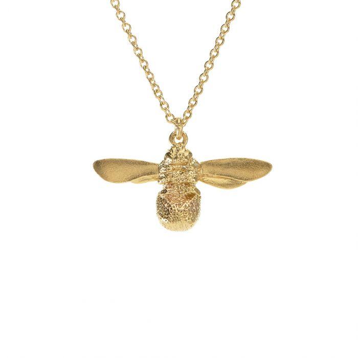 Alex Monroe Baby Bee Necklace Gold Plated BBN1-GP back
