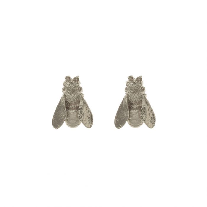 Alex Monroe Honey Bee Stud Earrings Silver DBE5-S main