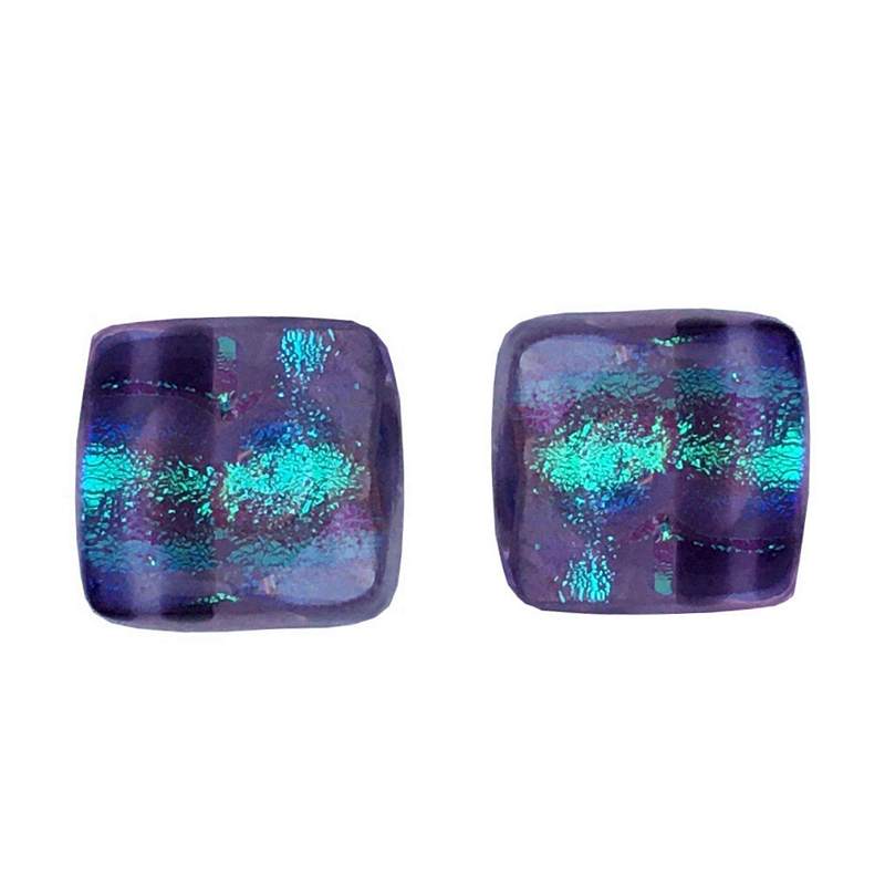 Alicia MacInnes Jewellery Cara Tartan Glass Stud Earrings main