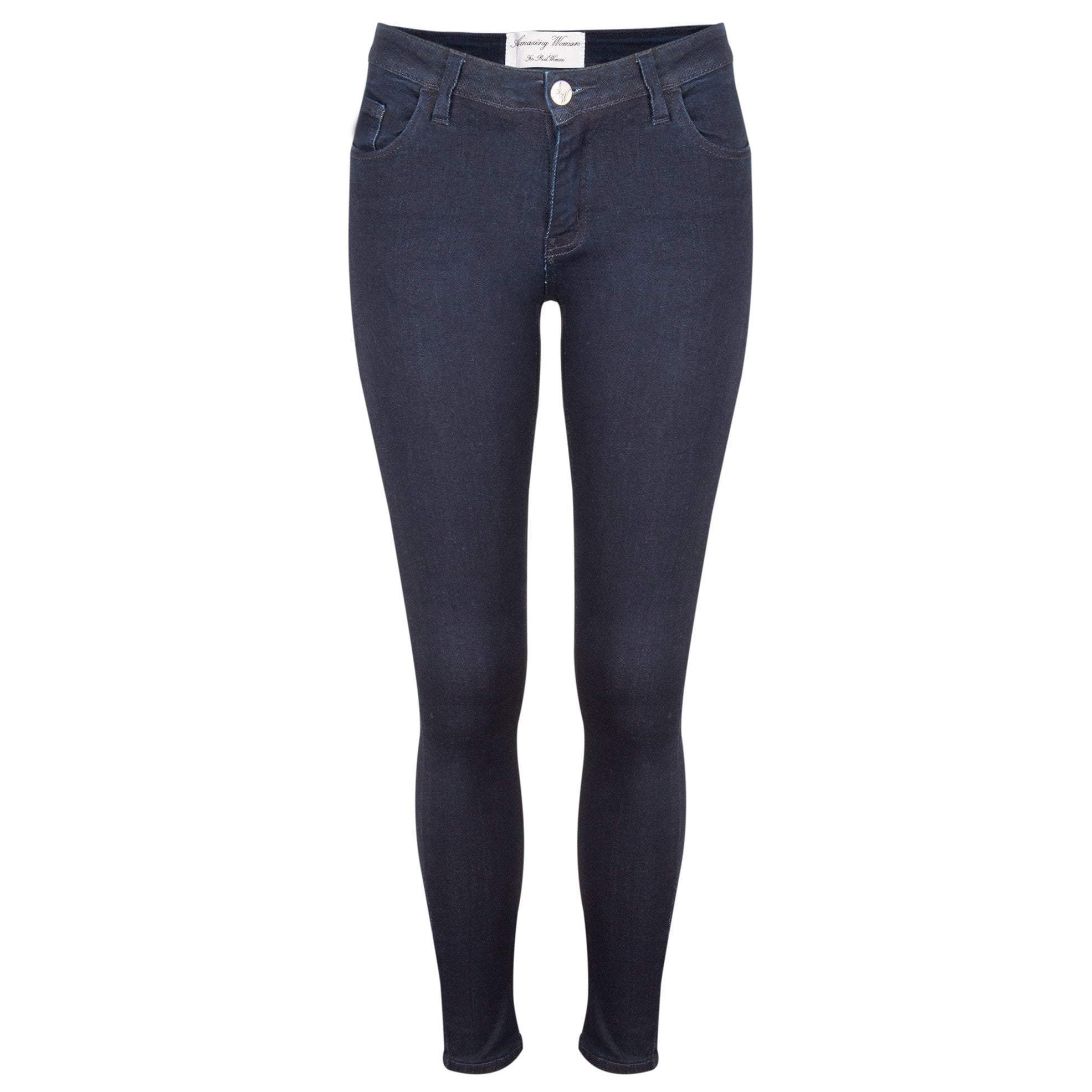 Amazing Woman Guapa Indigo Mid Rise Ankle Jean