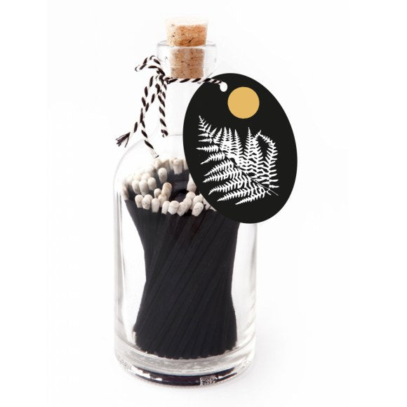 Archivist Gallery Bottle of Matches Black Fern GB68 front