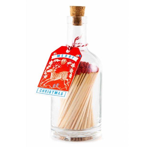 Archivist Gallery Bottle of Matches Red Stag Christmas GB44 front